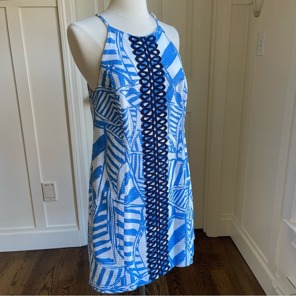 Lilly Pulitzer Shift Dress Sea Rope Lace Nautical